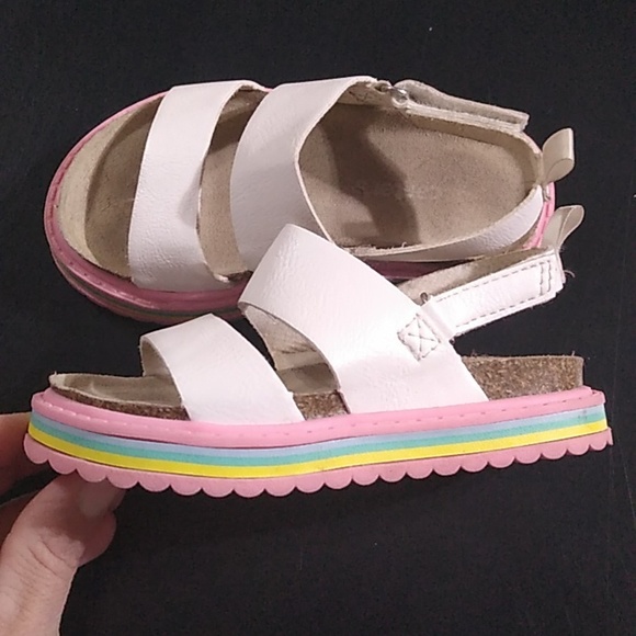 Carter's cork rainbow sandals - Picture 5 of 9